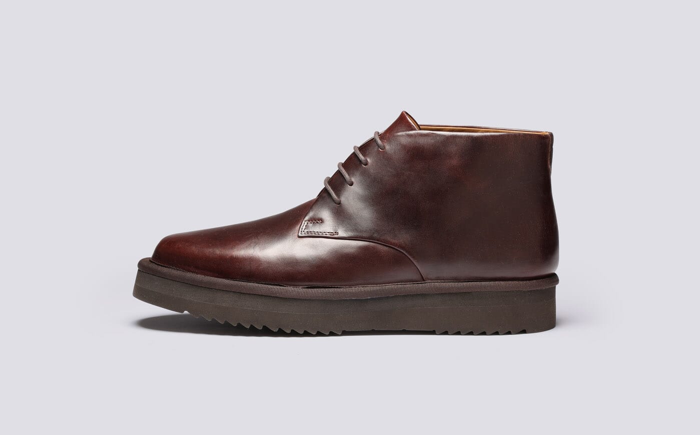 Keats | Mens Chukka Boots in Brown Leather | Grenson