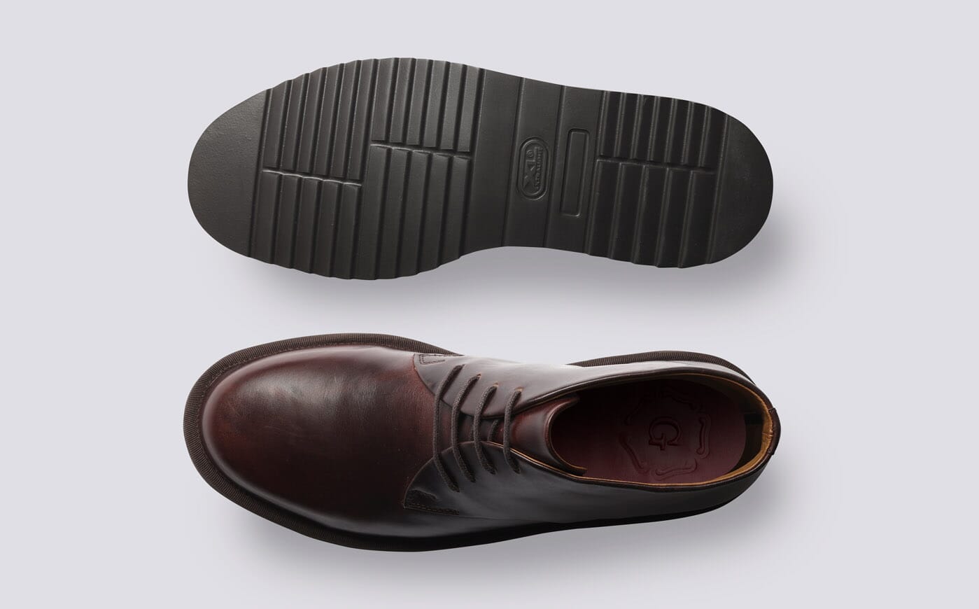 Keats | Mens Chukka Boots in Brown Leather | Grenson display picture 2