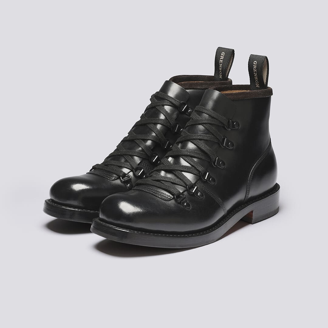 Cornelia | Womens Boots in Black Leather | Grenson