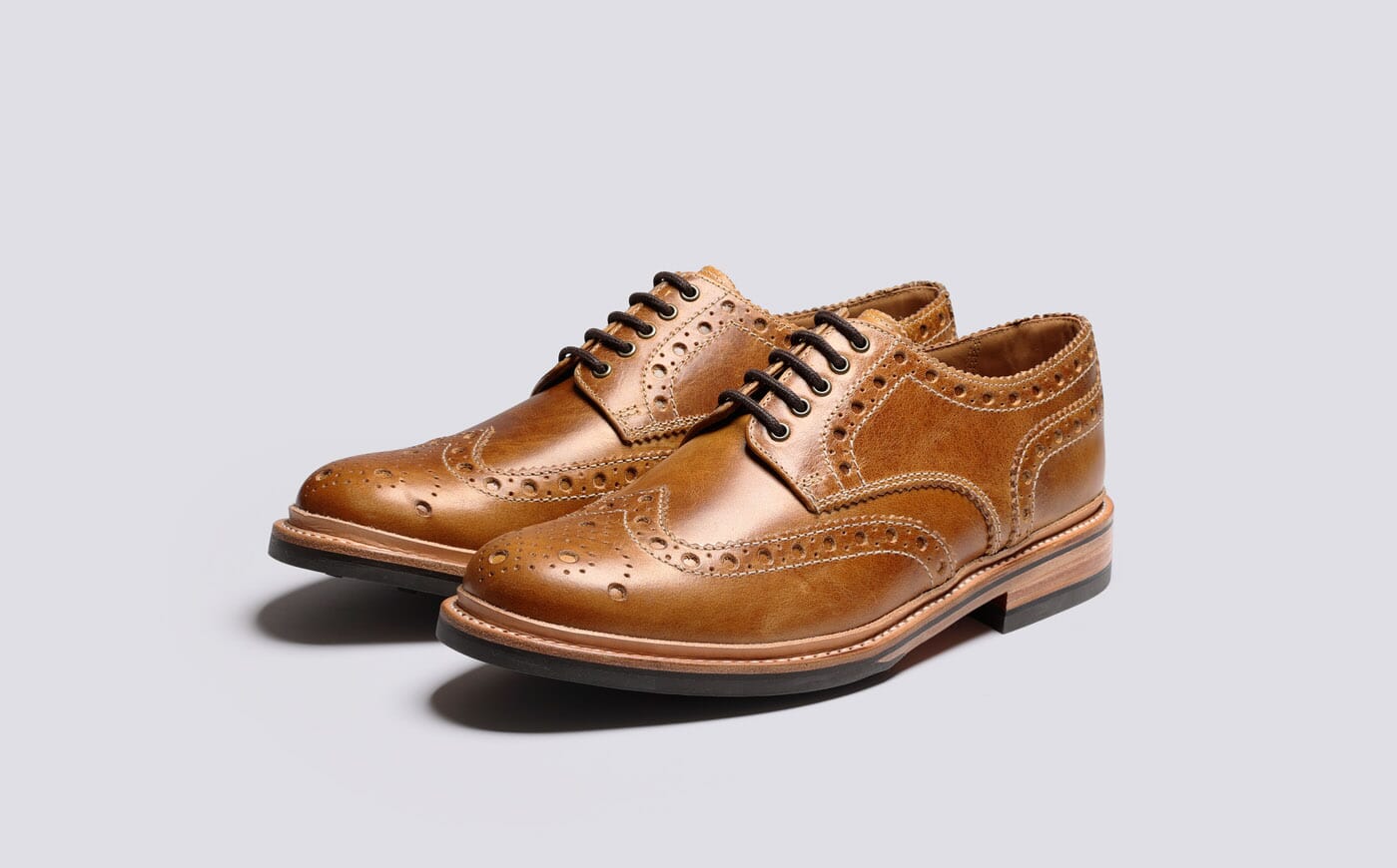 GRENSON クォーターブローグ UK6.5 UK6H GRENSON クォーターブローグ UK6.5 UK6H 靴