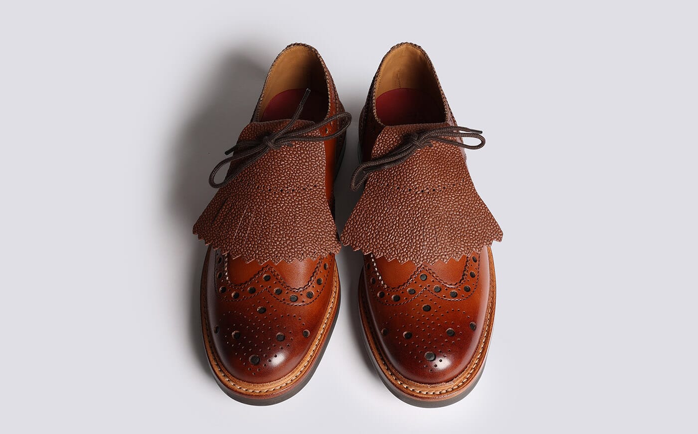 Vintage AGARE Unisex Brown Burgundy Leather Brogue Kiltie Loafers - Unisex 39 Brown Kiltie Loafer - Etsy main image 2