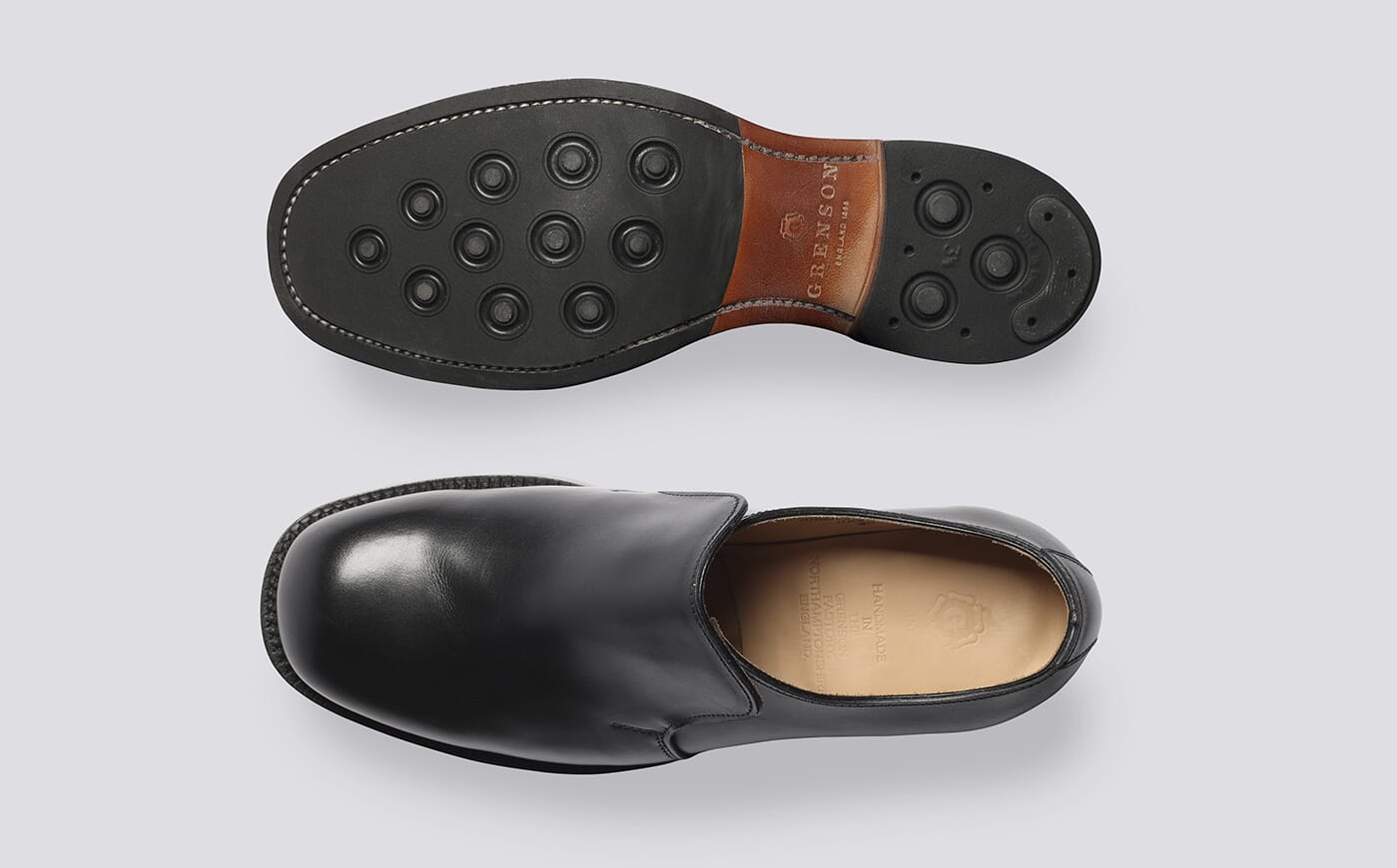 Grenson Footmaster Shoes Mens Size 9 Black Leather Slip-On England Style 7439/01 Grenson Sneaker 1, 9 UK (10 US) Black, Brand new | eBay main image 3