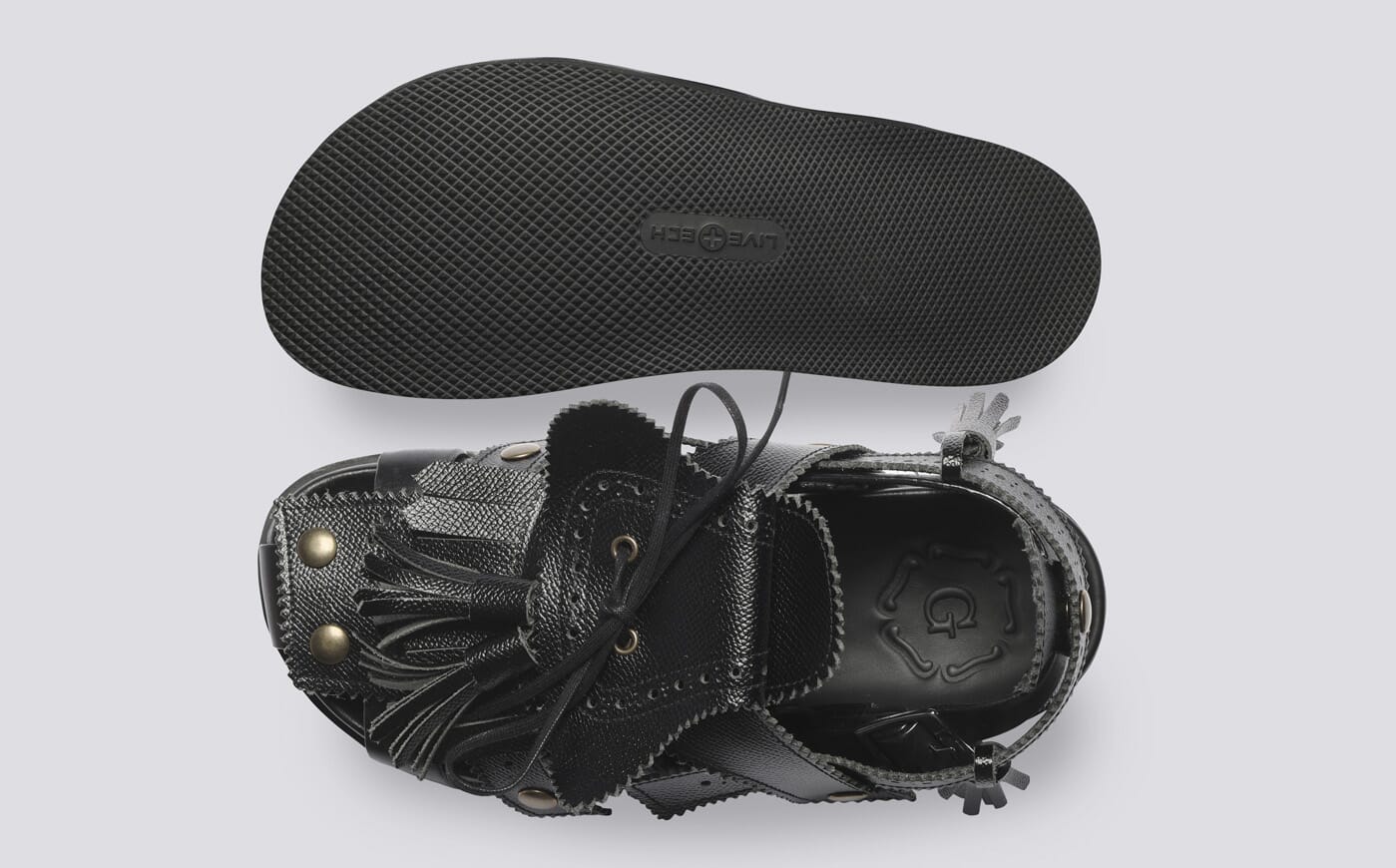 Craig Green x Grenson Q | Women's Black Leather Sandal