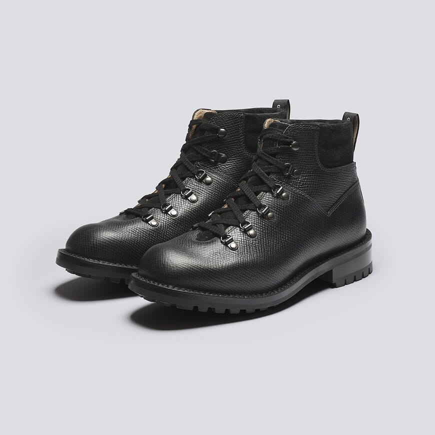 その他 Grand Archive Windwalker Boots Herbie | Men's Black Leather Alpine Vintage Veldt Boot | Grenson