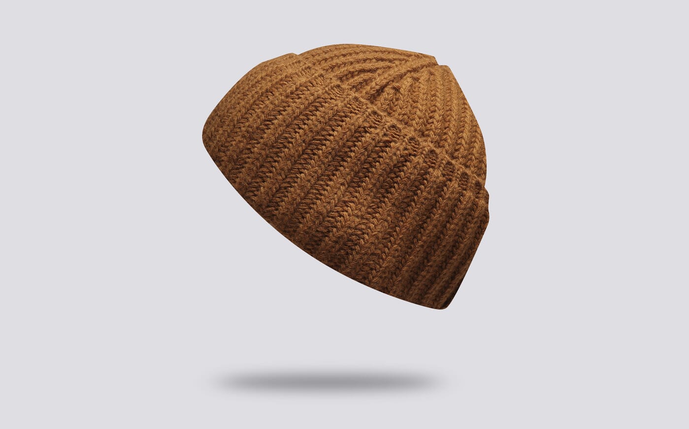 Ivy Ellis Beanie | The Cousteau | 100% Lambswool Hat in Navy Blue