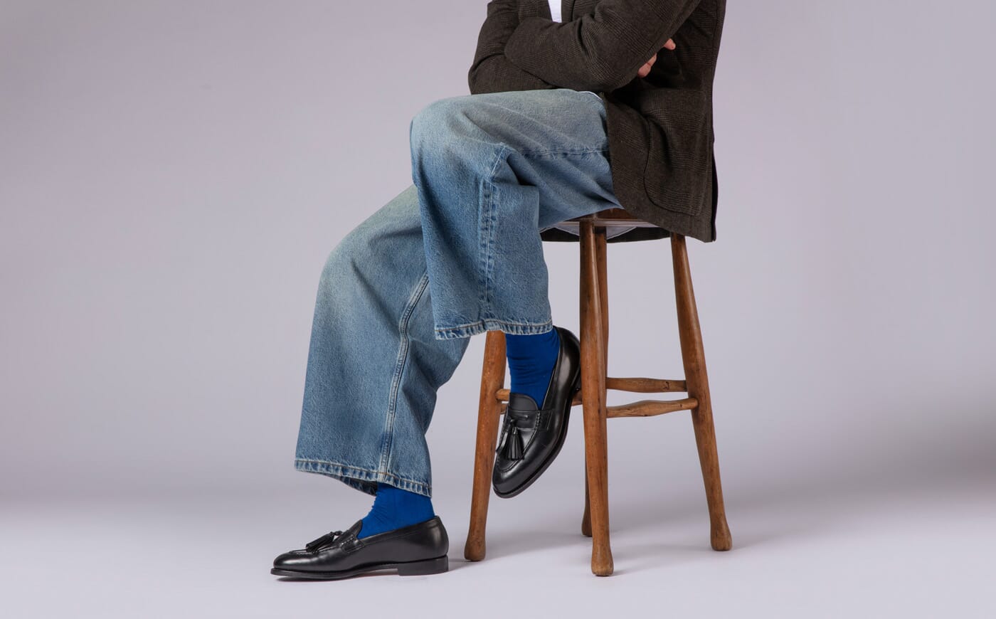 Frank | Mens Loafers in Black Leather | Grenson