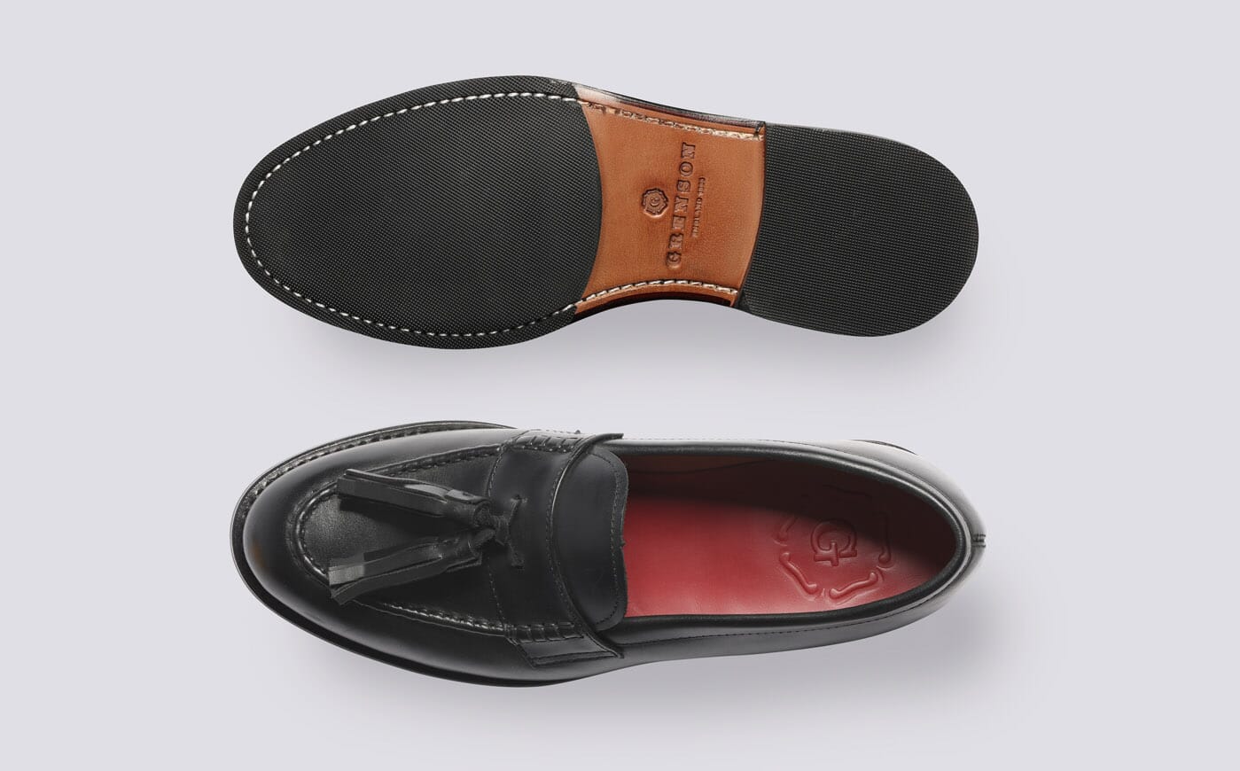 Renee | Womens Loafers in Black Leather | Grenson