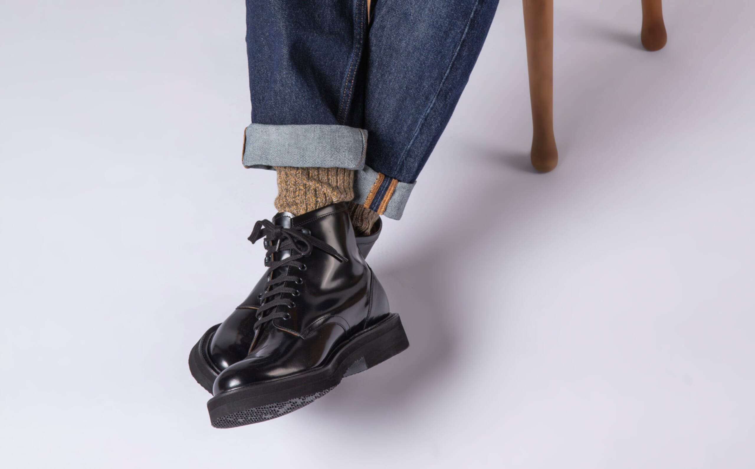 Grenson Mens 11 Boots Black Dress Shoes Leather Cap Toe Lace Up Classic 5085 01 111792_top__41585.1727090284.  main image 2