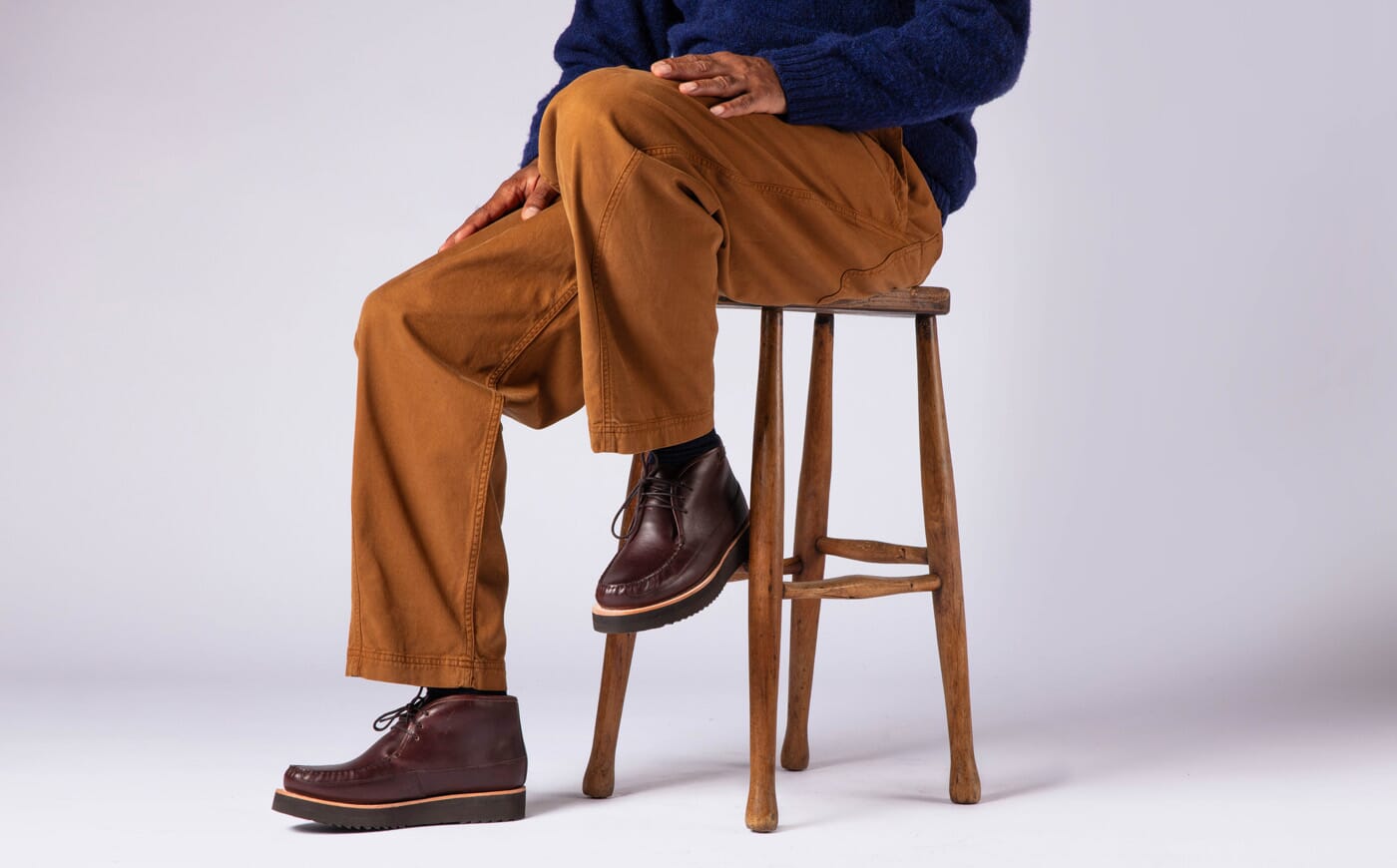 Roman | Men's Handsewn Leather Moccassin Chukka Boot | Grenson
