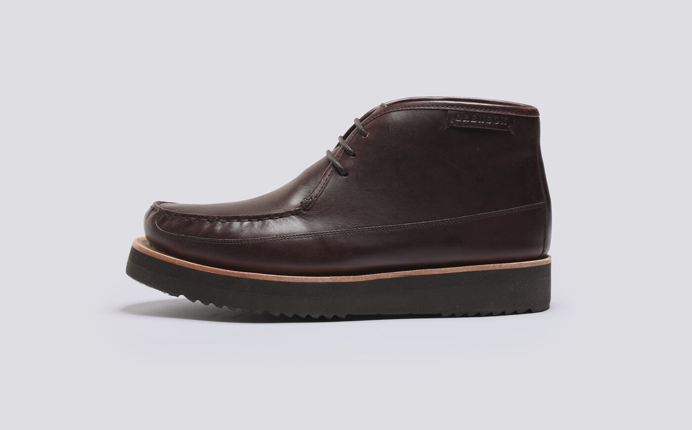 Roman | Men's Handsewn Leather Moccassin Chukka Boot | Grenson