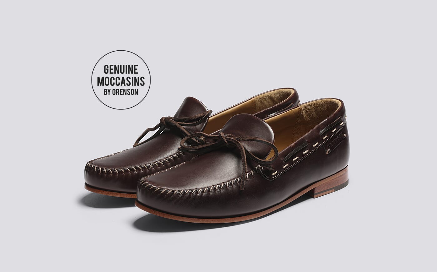 Cody | Men's Dark Brown Moccasin Loafer with Handsewn Detailing on