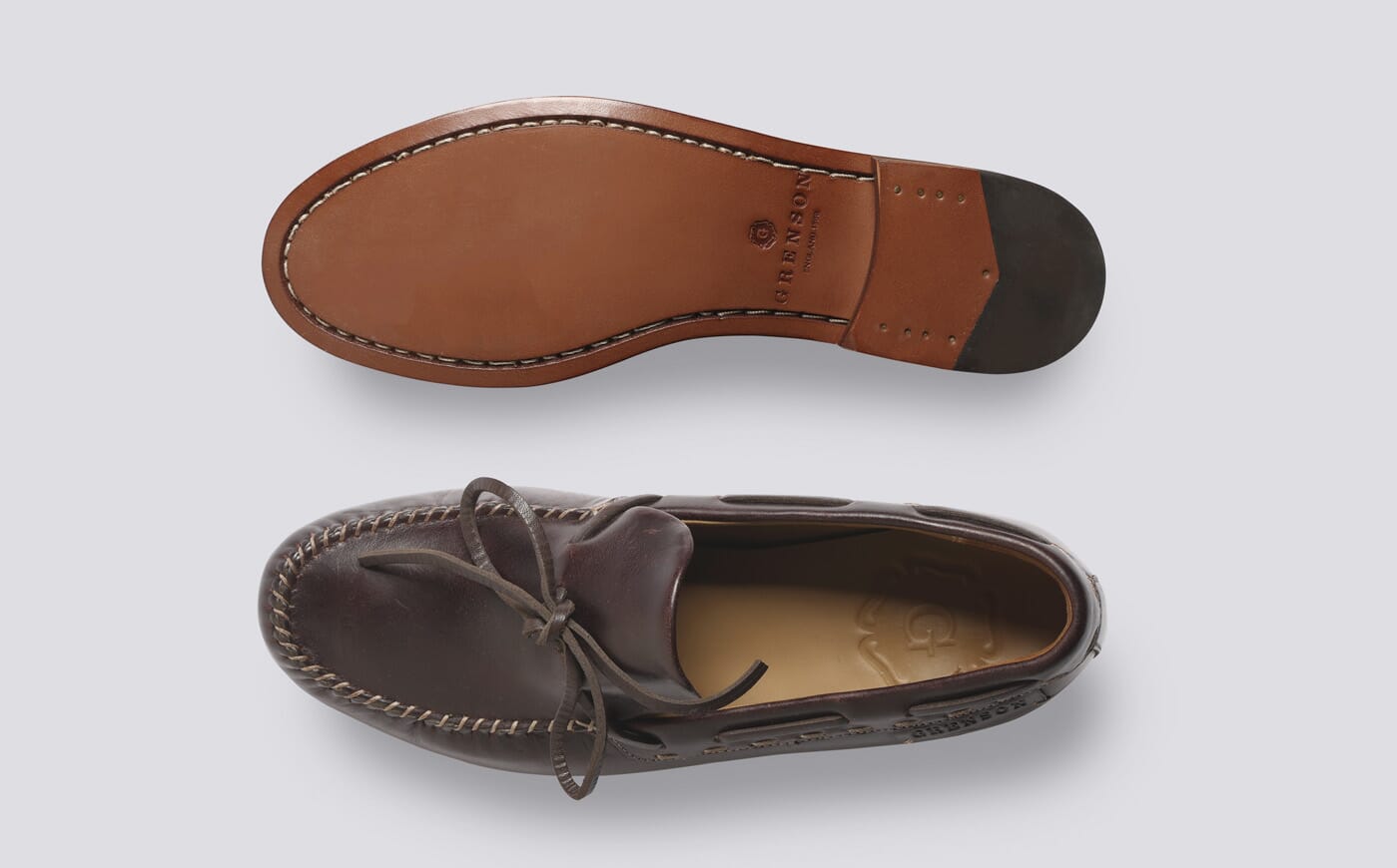 Melody | Women's Moccasin in Brown Waxed Pull-Up Leather on