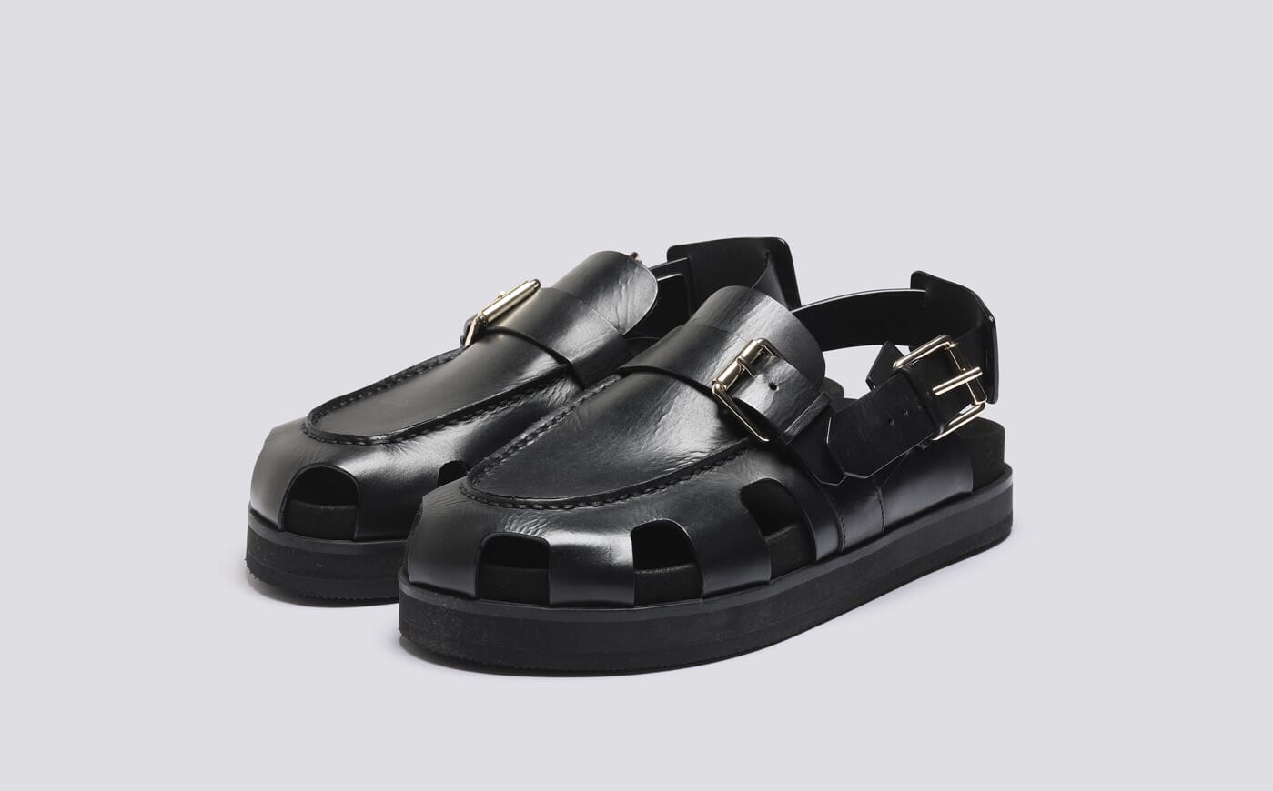 Dorrit | Women's Clog style Pull Up Sandal with Cut outs on Rubber
