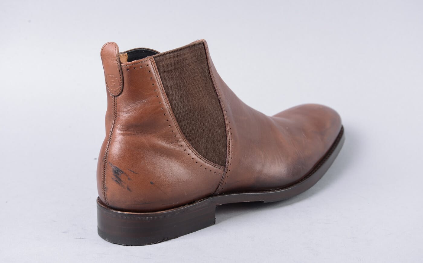 Parish | Refurbished Mens Chelsea Boot in Brown Leather | Grenson