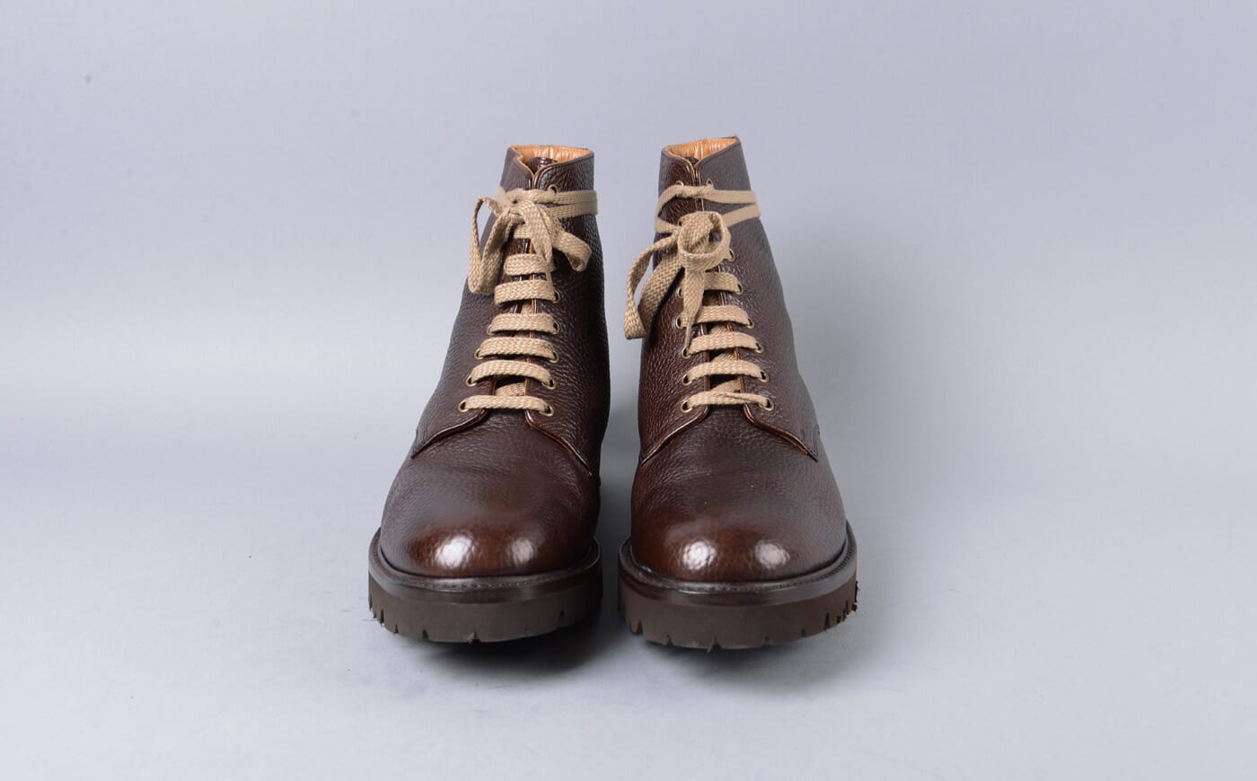 Hadley | Refurbished Mens Boots in Brown Natural Grain Leather