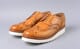 Archie | Refurbished Mens Gibson Brogue in Tan Calf Leather with a White Wedge Sole | Grenson Shoes, view 9