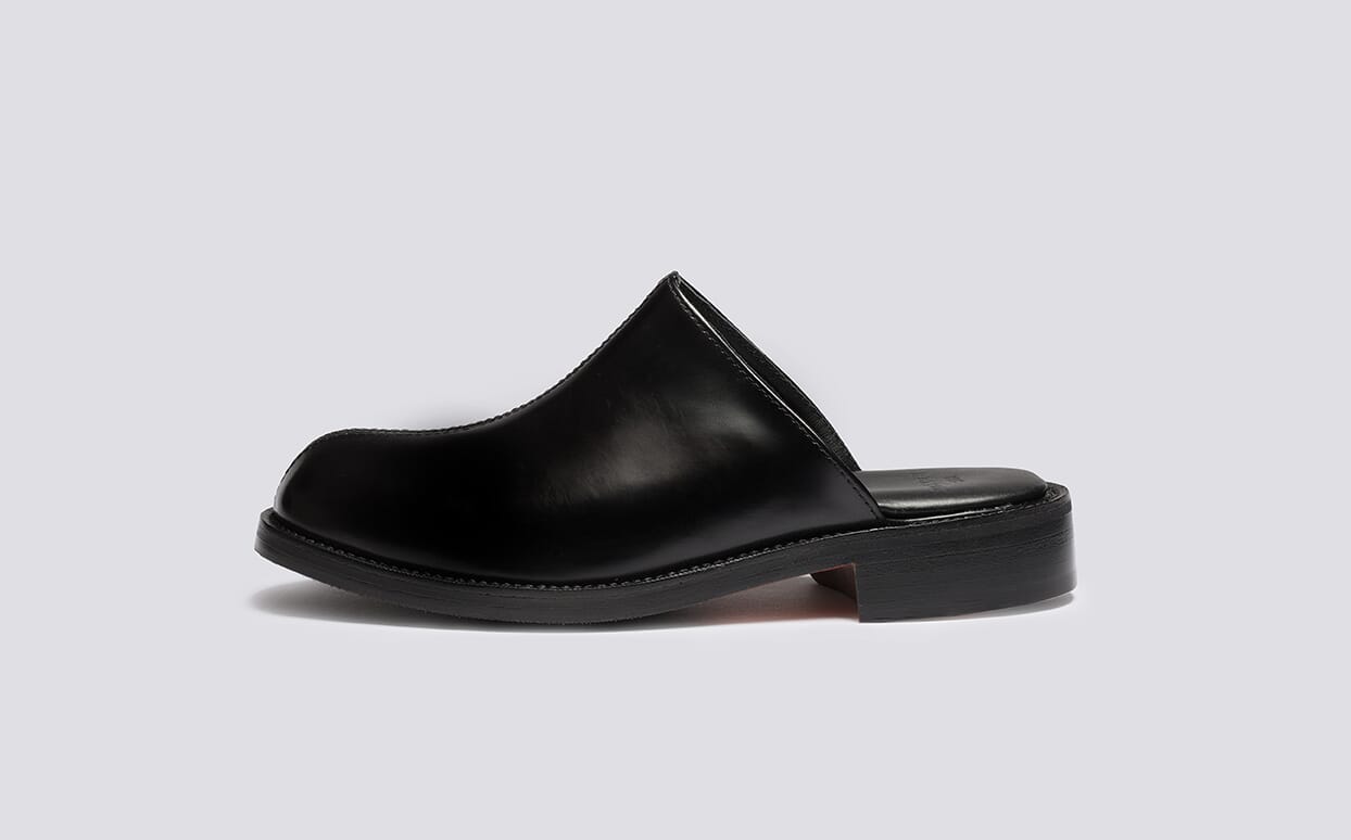 GRENSON DALE 黒 UK7 未使用 Grenson x YMC Division Mule | Hand Made in England | Womens Mule