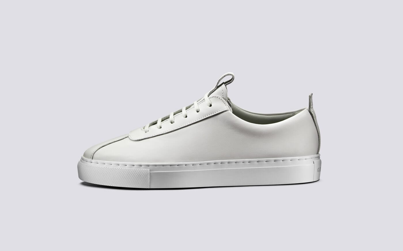Sneaker 1 | Womens Oxford Sneaker in White Calf Leather with